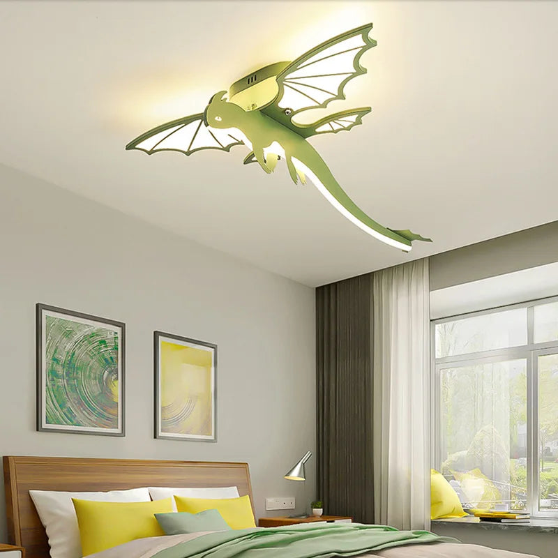 Dinosaur ceiling for children's room design playful and modern - view 5