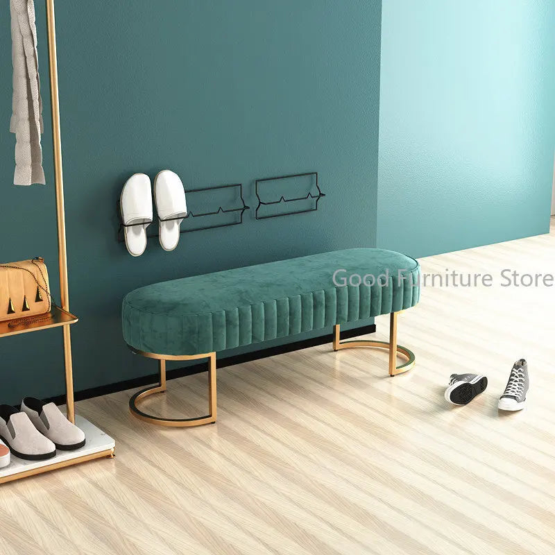 Ottoman luxury shoes stool for hotel coffee and shop - view 4