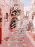 Modern Santorini Greece Landscape Poster, Design 20 - 60X80cm Unframed / 20