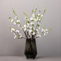 Artificial cherry flower branches for wedding decoration - White