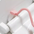 Curved toilet brush portable practical cleaning tool