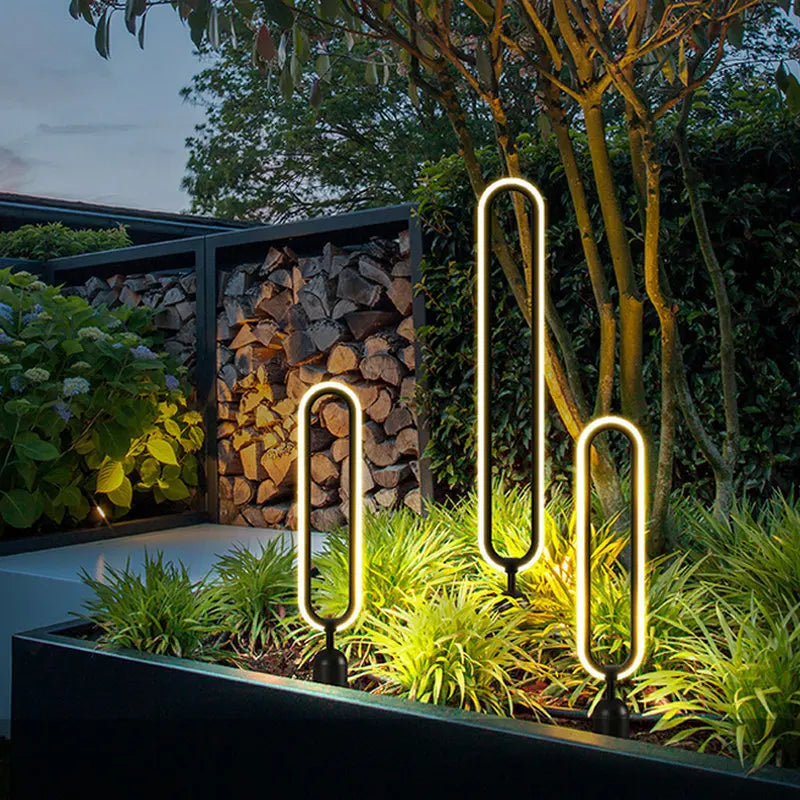 LED outdoor light round minimalist for garden and driveway - view 4