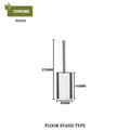 Durable and elegant bathroom brush holder set for bathroom - Plancher Court Chrome R