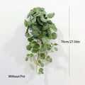 Artificial plants suspended begonia vines and silk fern - 70cm