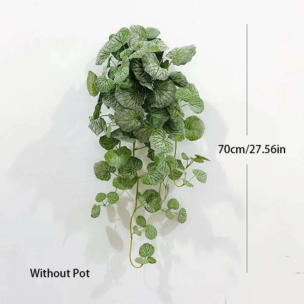 Artificial plants suspended begonia vines and silk fern - 70cm