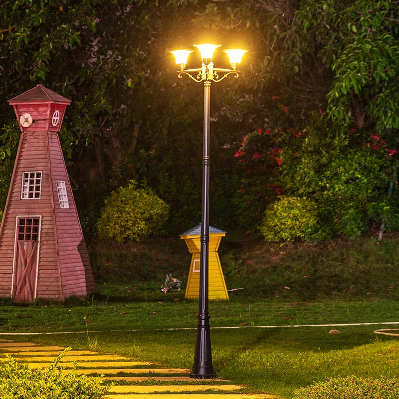 Led solar floor lamp for garden and outdoor aisles - view 7