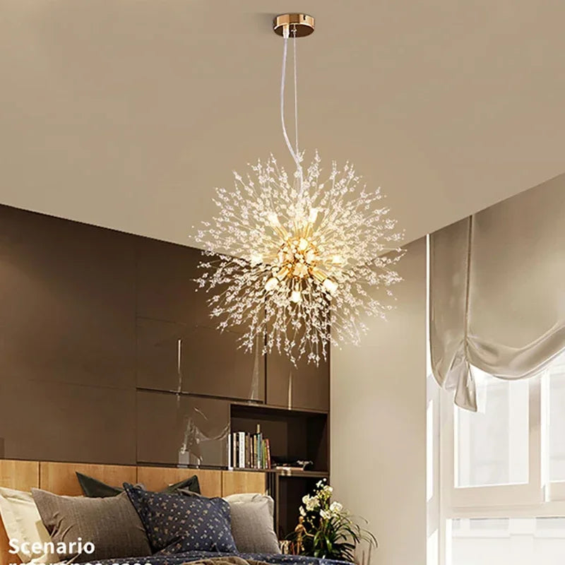 Modern pendant light in crystal bright sky star - view 5
