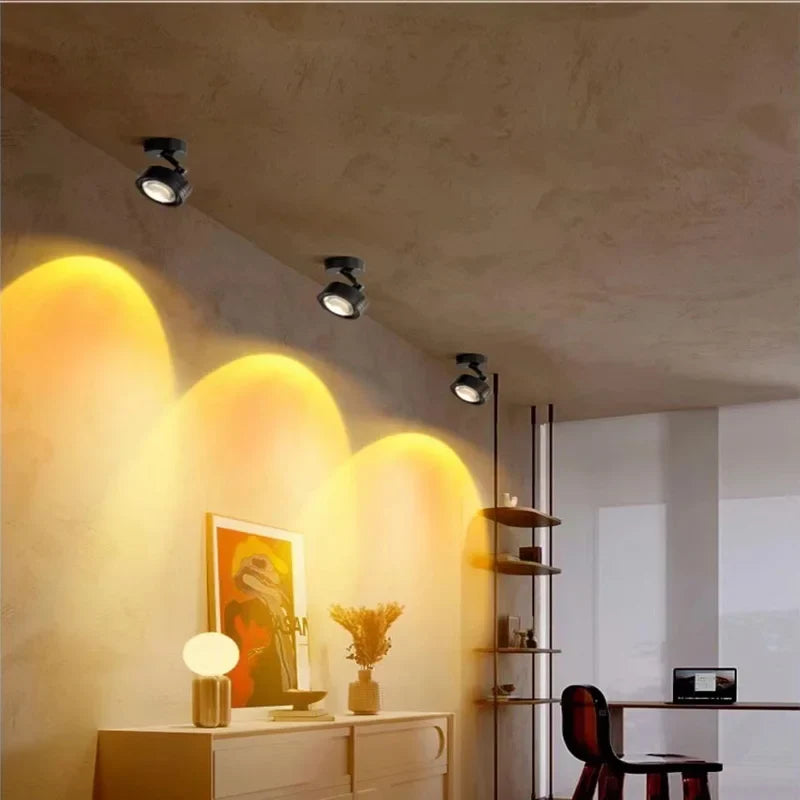 Creative wall sconce swiveling effect sunset - view 9