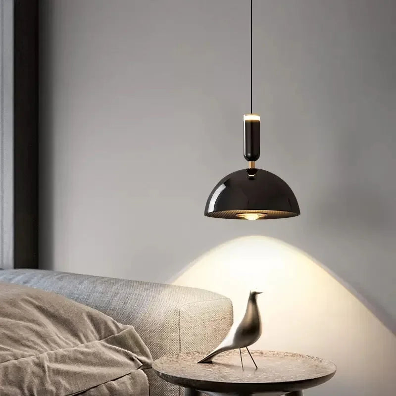 Nordic LED pendant light with adjustable height for home decoration, dining room, living room, bedroom, bedside lighting - view 2