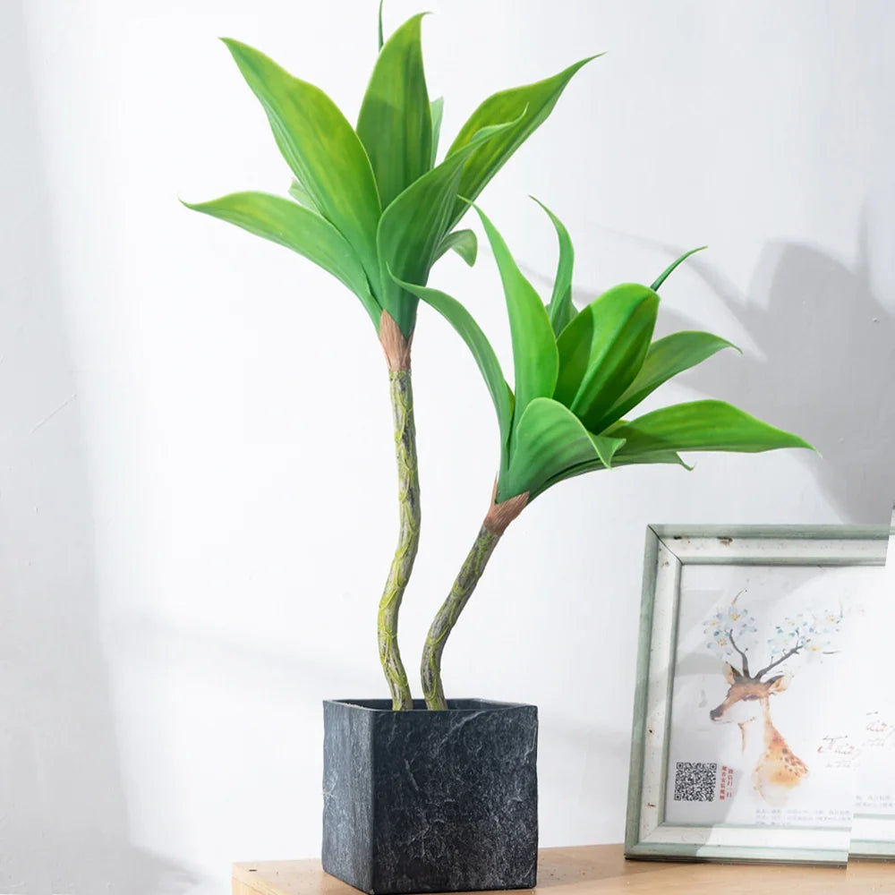 Artificial Palm Tree with Succulents, S/L Sizes