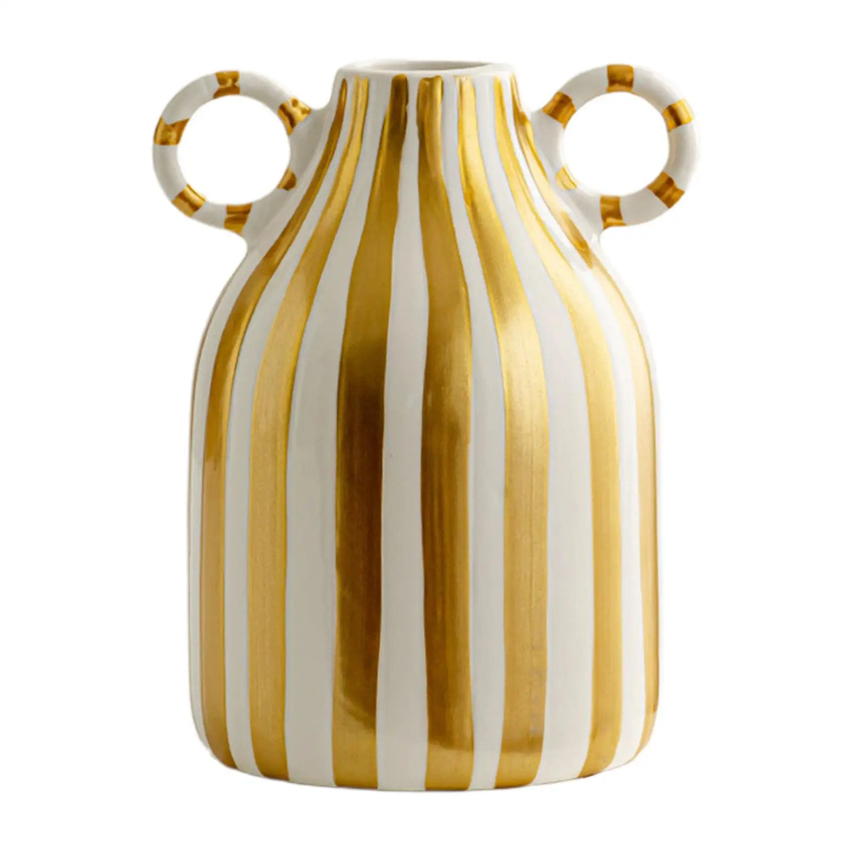 Decorative Flower Vase, Nordic Boho Vase, Small Vase, Home decor, Porcelain - Gold