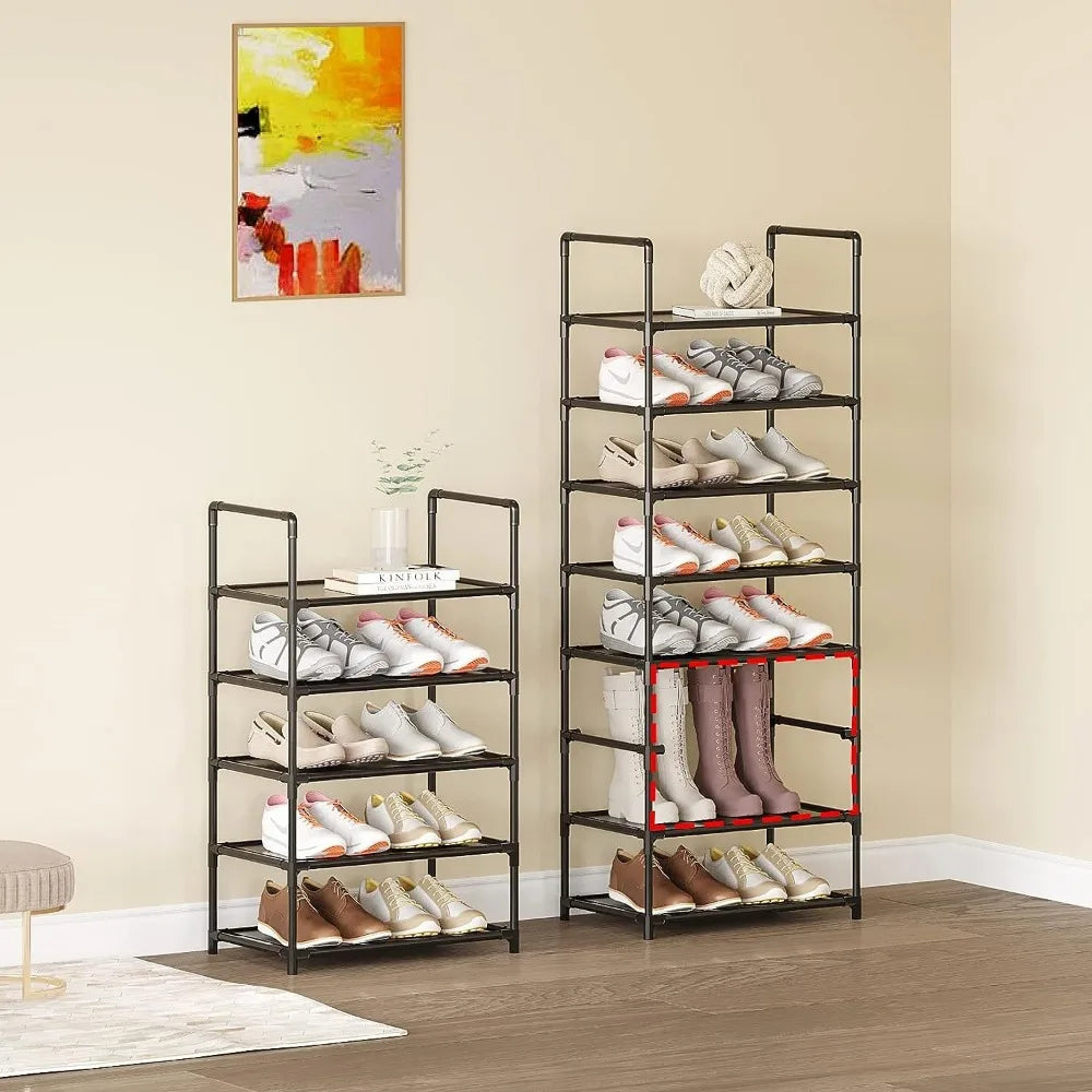 High-capacity, multipurpose dust resistant economic shoe shelf - view 6