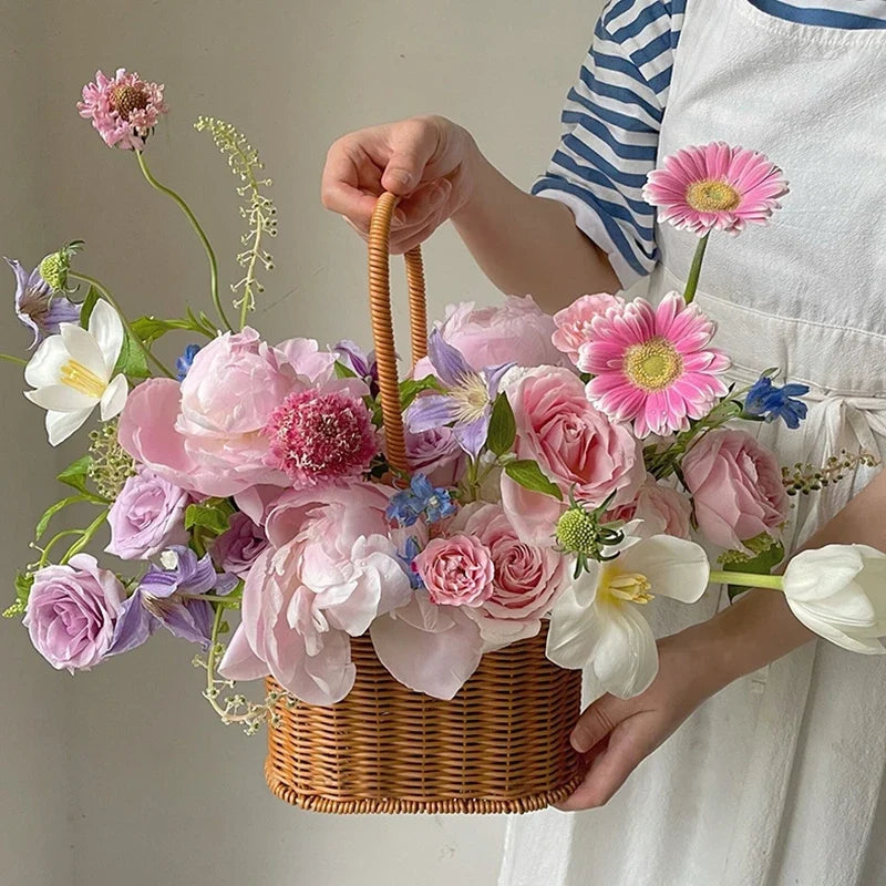 Hand woven storage basket for various uses - view 4