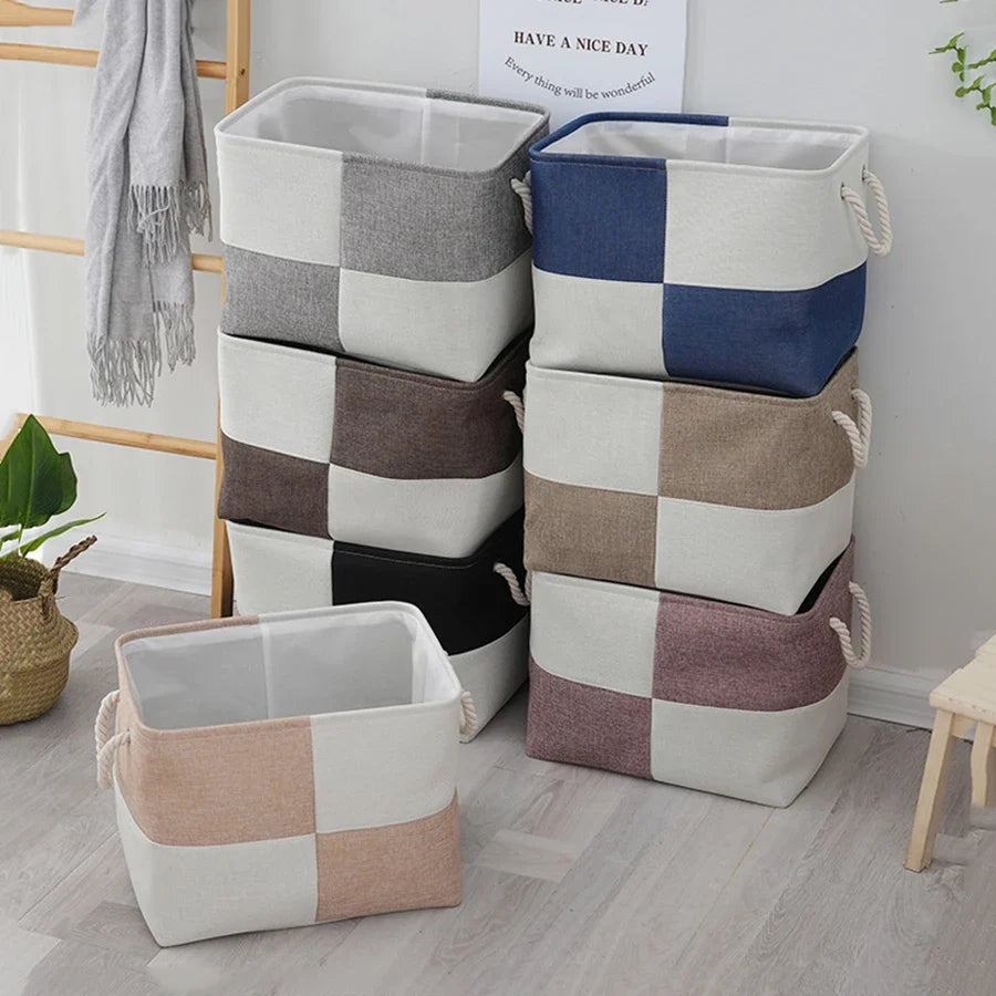 Foldable storage basket for toys and underwear - view 3