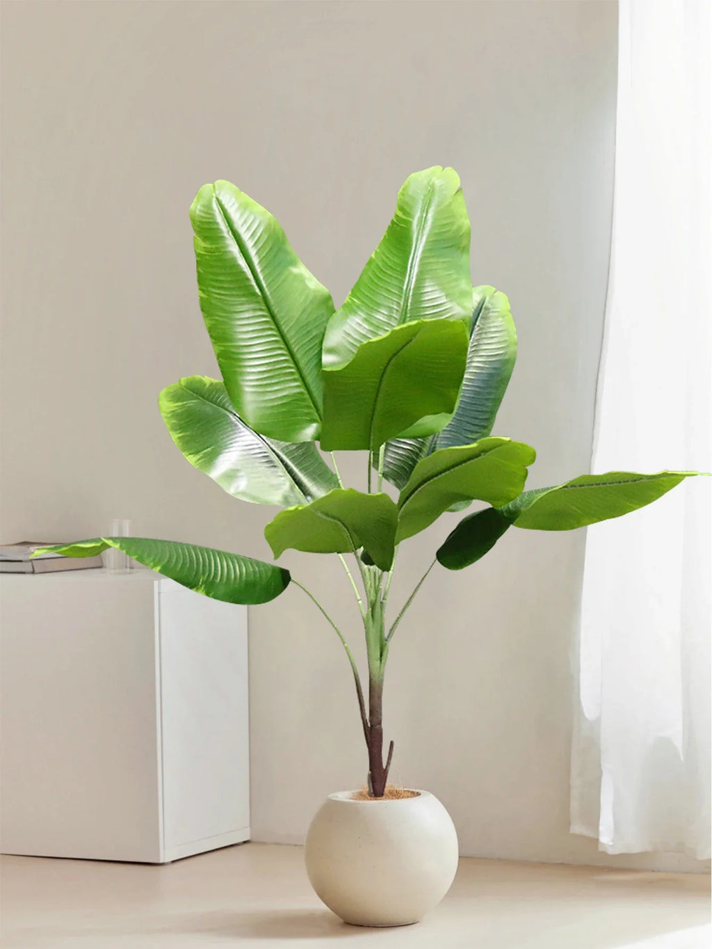 Artificial banana plants and tropical decorative foliage - view 3