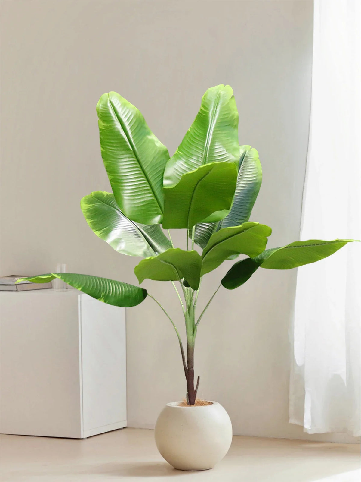 Large artificial banana trees and plastic palm trees for garden decoration - view 3