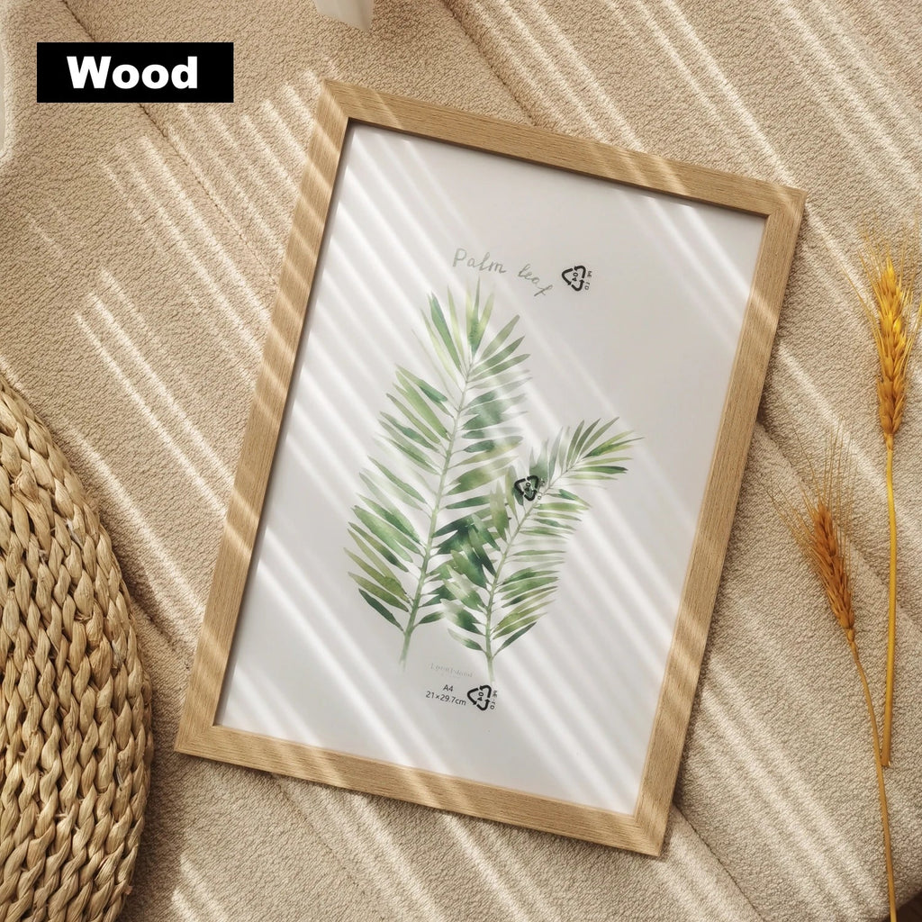 Wooden picture frame to hang or pose decorative - view 5