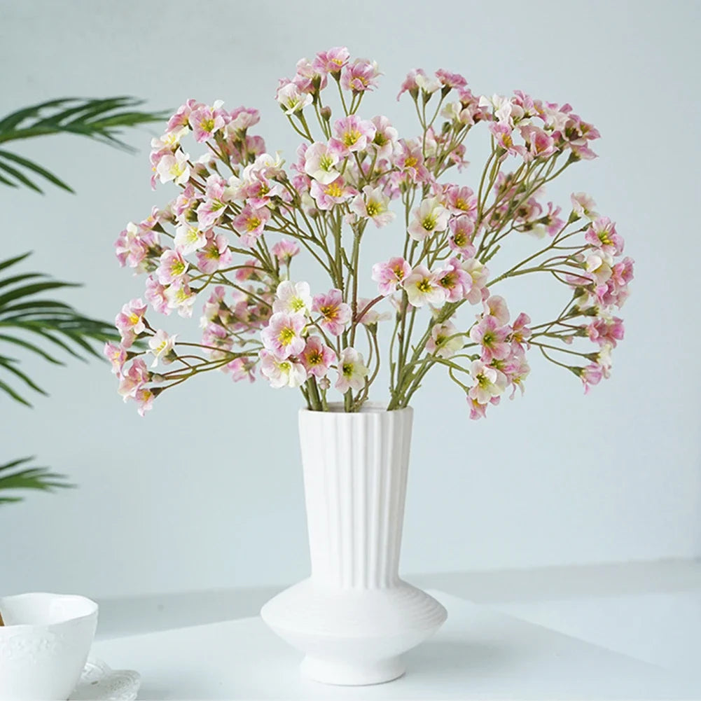 Artificial silk paulownia flower for decorations and bouquets