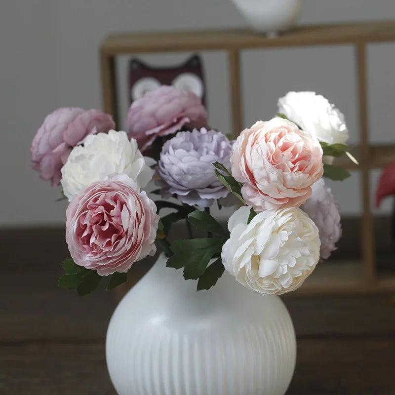 Realistic artificial peony for decoration and wedding - view 3