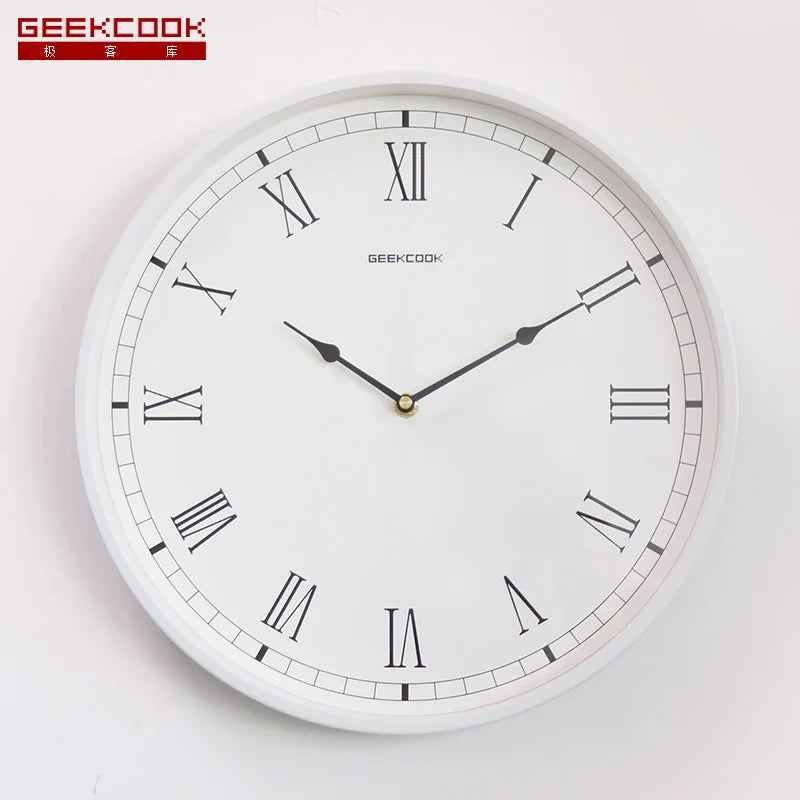 Modern silent luxury wall clock for interior - Style 2 / 14 pouces