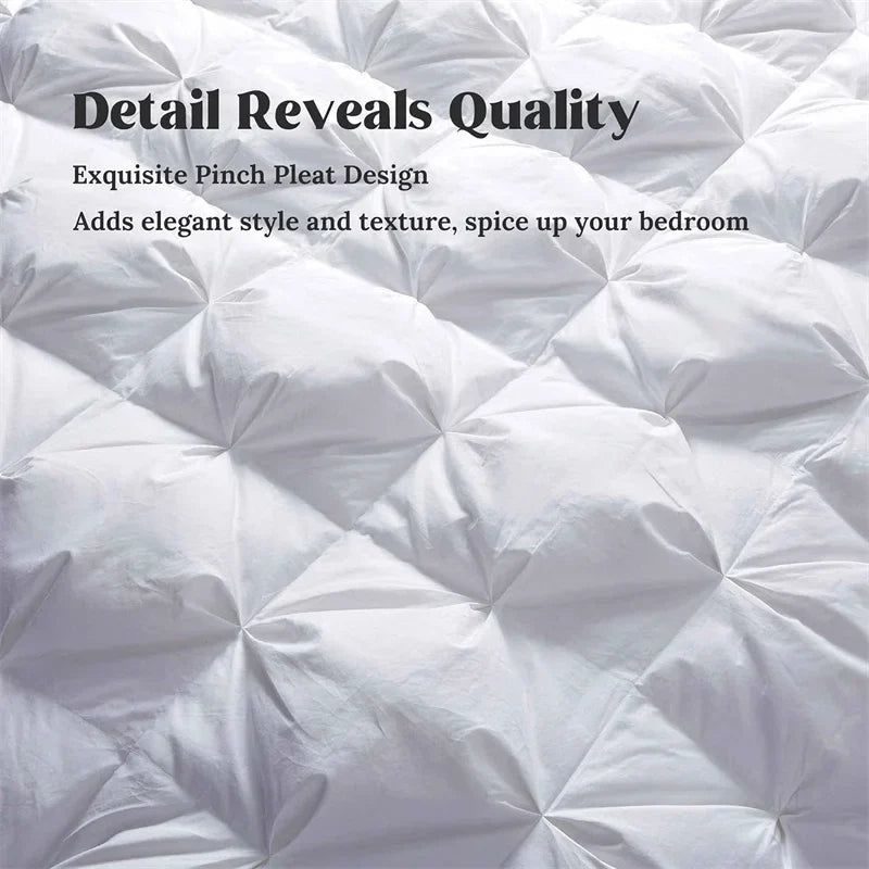 3D Bread White Goose Down Filler Comforter King Queen Size Duvet Insert, 100% Cotton Cover, All Seasons Quilt Thicken Blanket - view 4