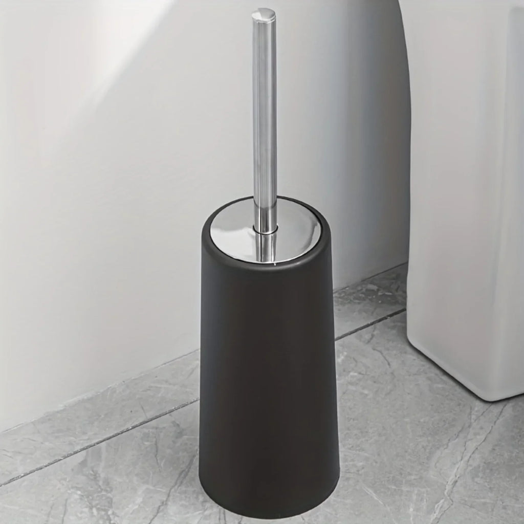 Toilet Brush, Household No Dead Corner Stainless Steel Long Handle Squat Toilet Cleaning Brush Set Toilet bowl scrubber Bathroom - view 5