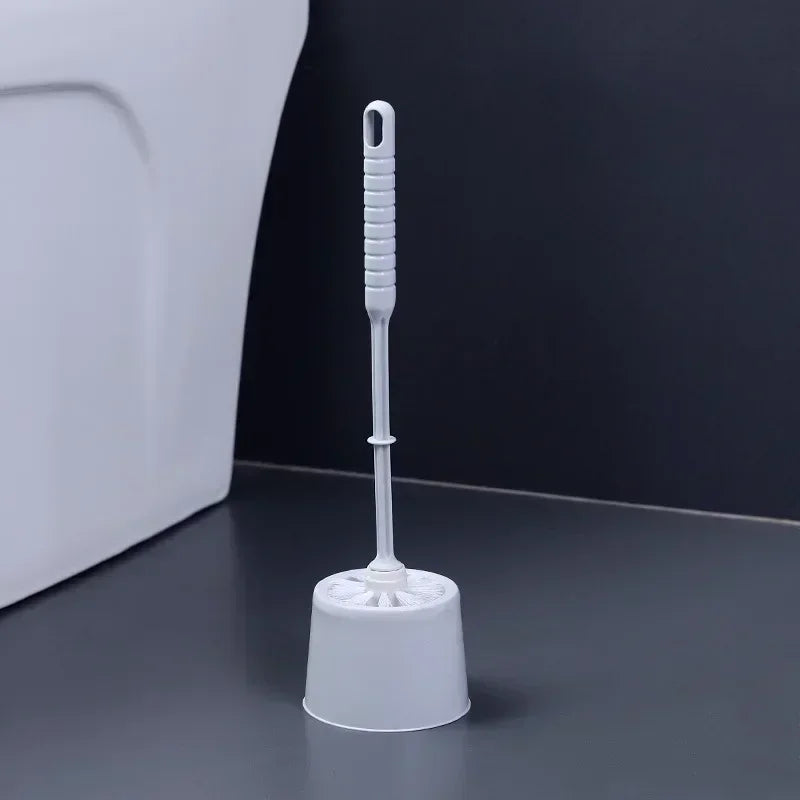 Luxury toilet brush with long handle for efficient cleaning - Bleu1