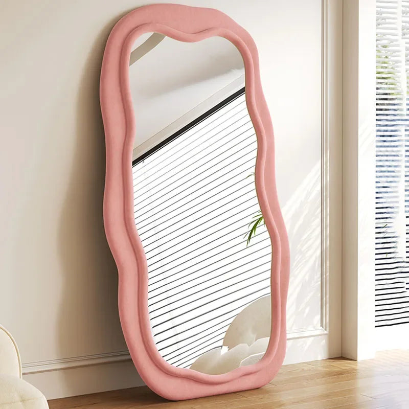 Decorative mirror in macrame Nordic style for men - view 3