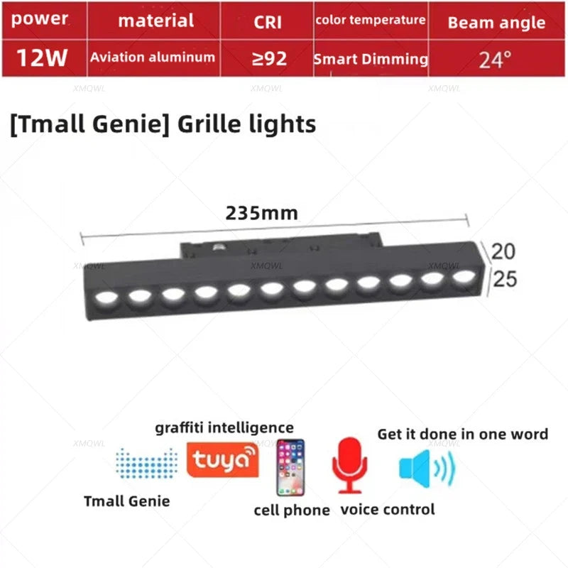 Intelligent voice-controlled lamp with integrated lighting - Tmall Intelligence / 1 pcs 12W Spotlight 2