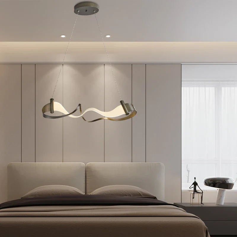 Personalized minimalist pendant light for restaurant and coffee - view 3