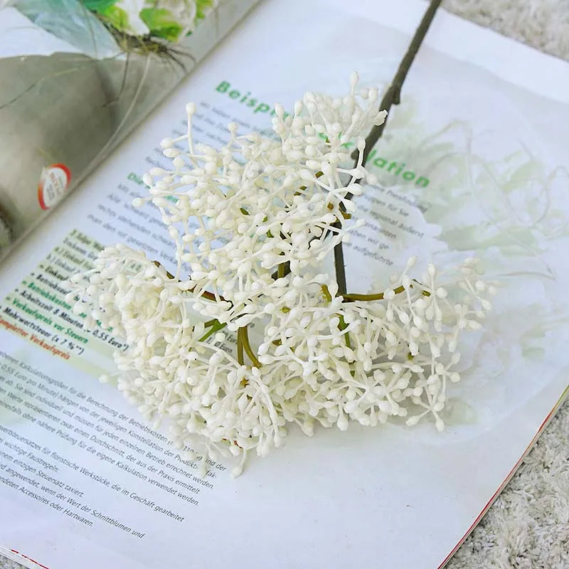 Retro raspberry artificial plants for DIY home decoration - view 4