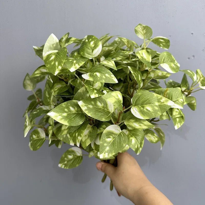 Artificial plastic foil for interior floral decoration