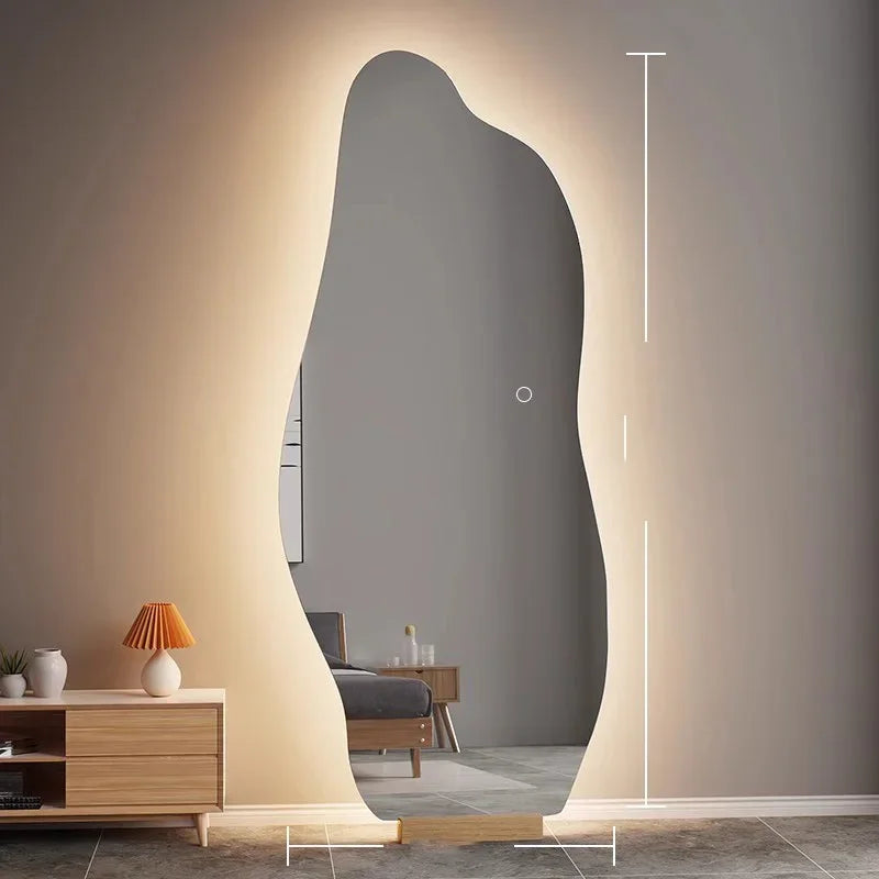 Decorative mirror Nordic style irregular for elegant interior - view 5