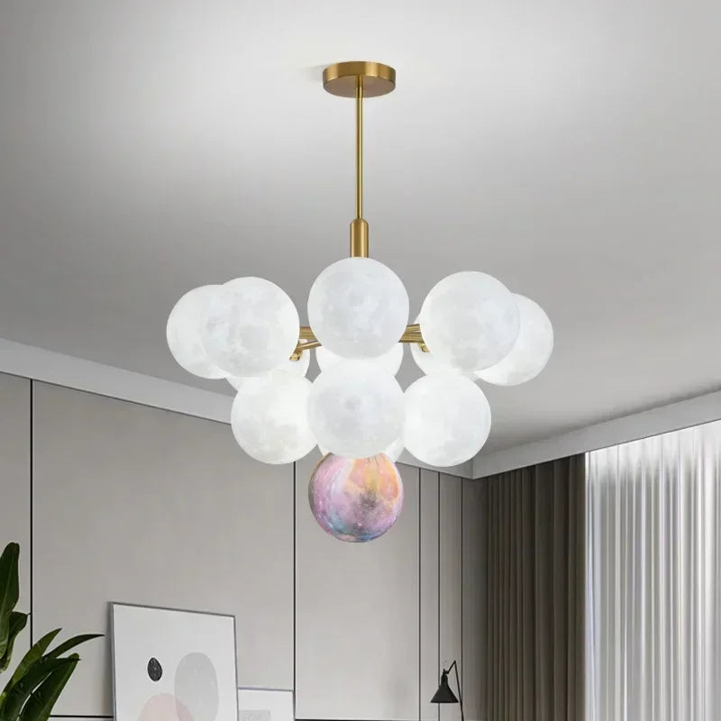 Modern Moon Bubble During, Living Room Dining Room Home Decoration Lighting, LED During