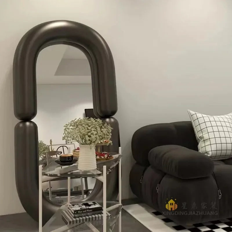 Decorative mirror oval wall mirror for room - view 6