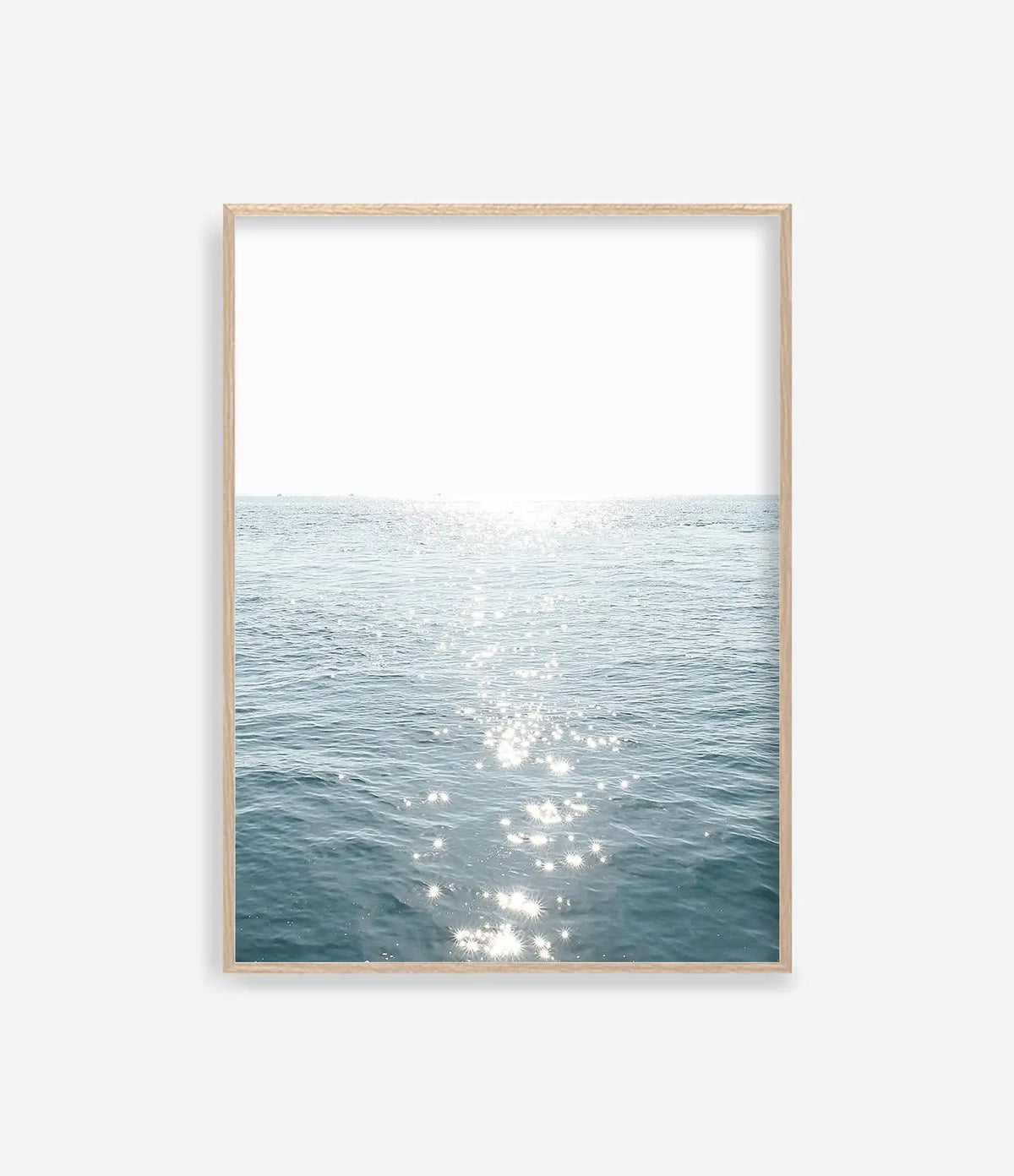 Ocean Waves Marine Landscape Photo Poster, Serene Wall Art - 20X30cm Unframed