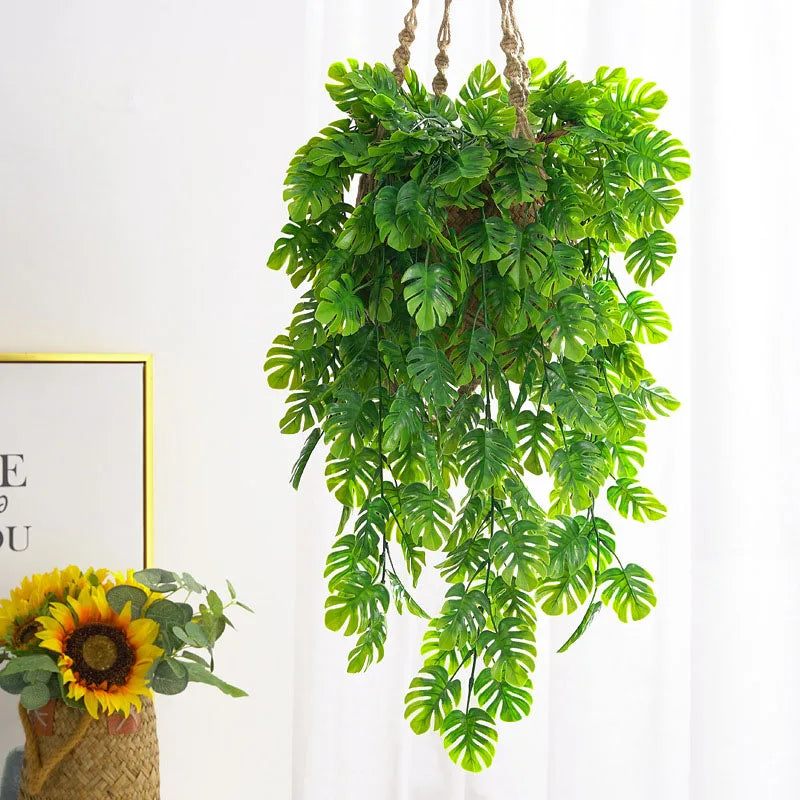 Artificial decorative plant in turtle leaf and ivy - view 3