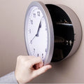Custom retro wall clock with storage for multifunctional jewelry - Silver
