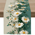 Watercolor Floral Butterfly Table Runner, Design 3 - 90x33cm
