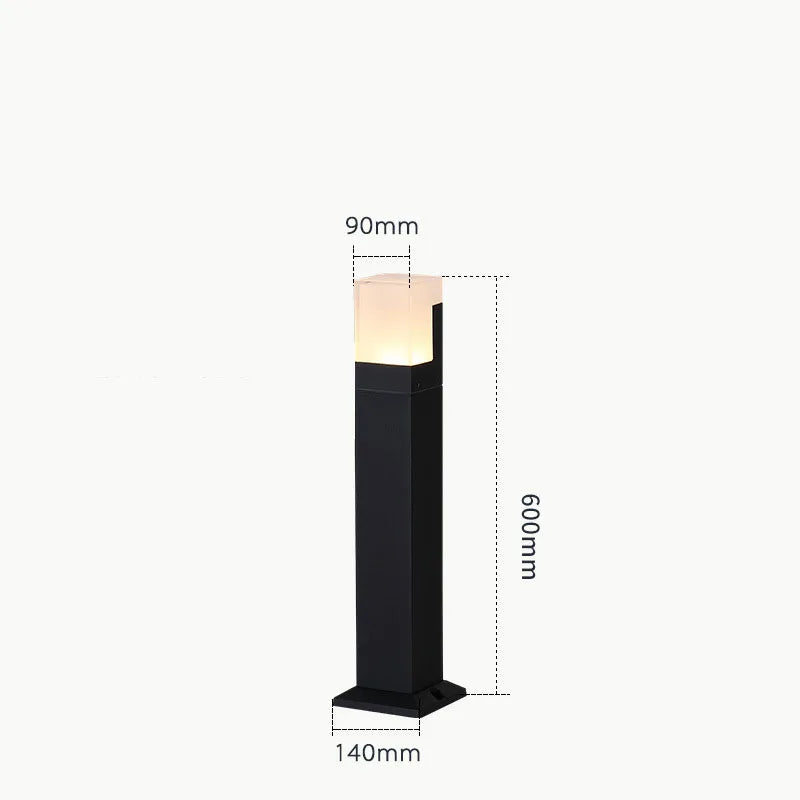 Waterproof modern outdoor lamp for garden and path - 60CM 7W / Cool White