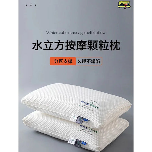 3D Neck Pillow with High Elasticity and NonCollapse, Soft Neck Protection, Single PersonSleeping Pillow, Hotel Home Bedding - view 6