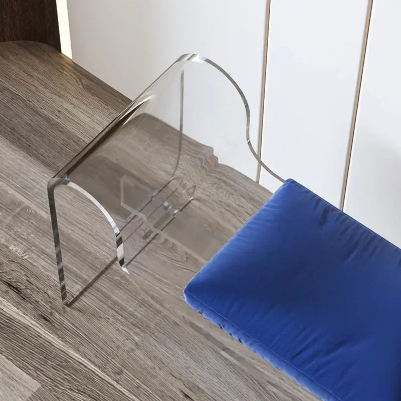 Nordic acrylic stool for minimalist interior decoration - view 3