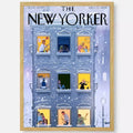 Vibrant New Yorker Wall Poster Waterproof Sticker - Z19 / 40X50cm No Frame