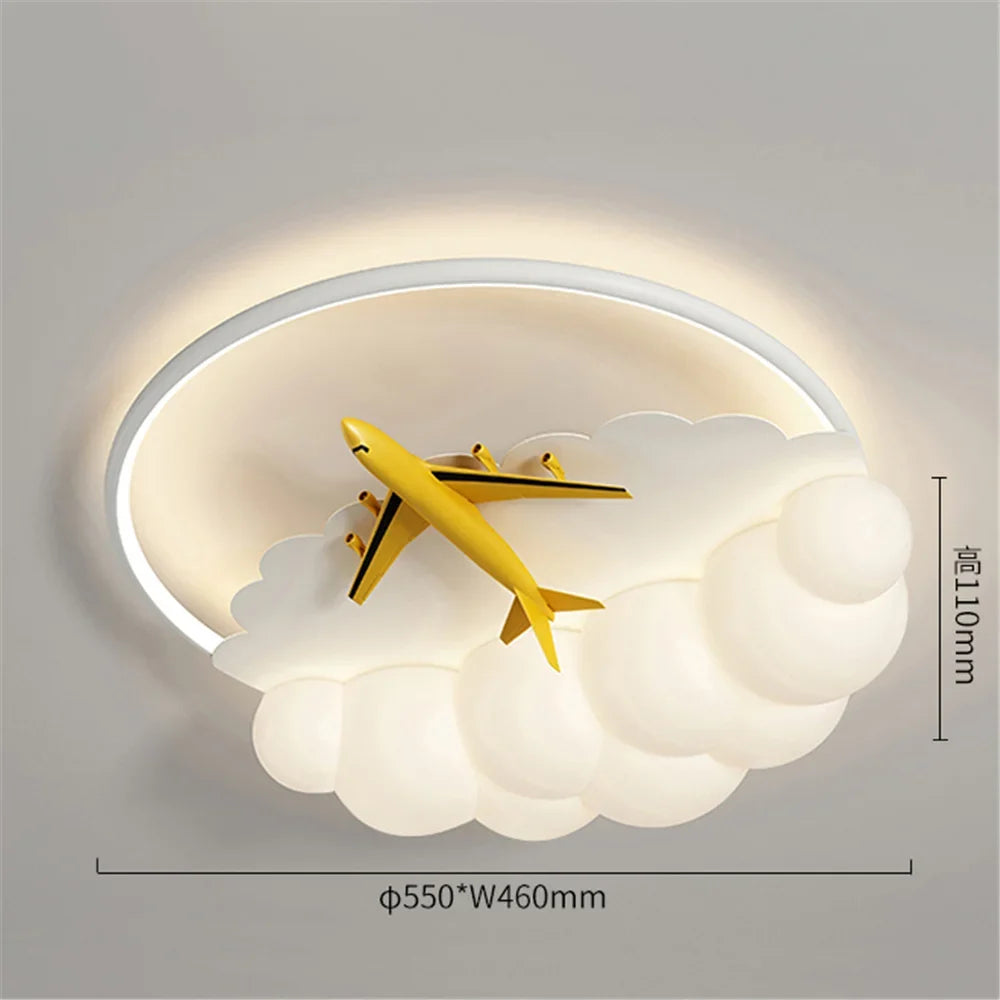 Creative led ceiling lamp in acrylic for children's decoration - view 6