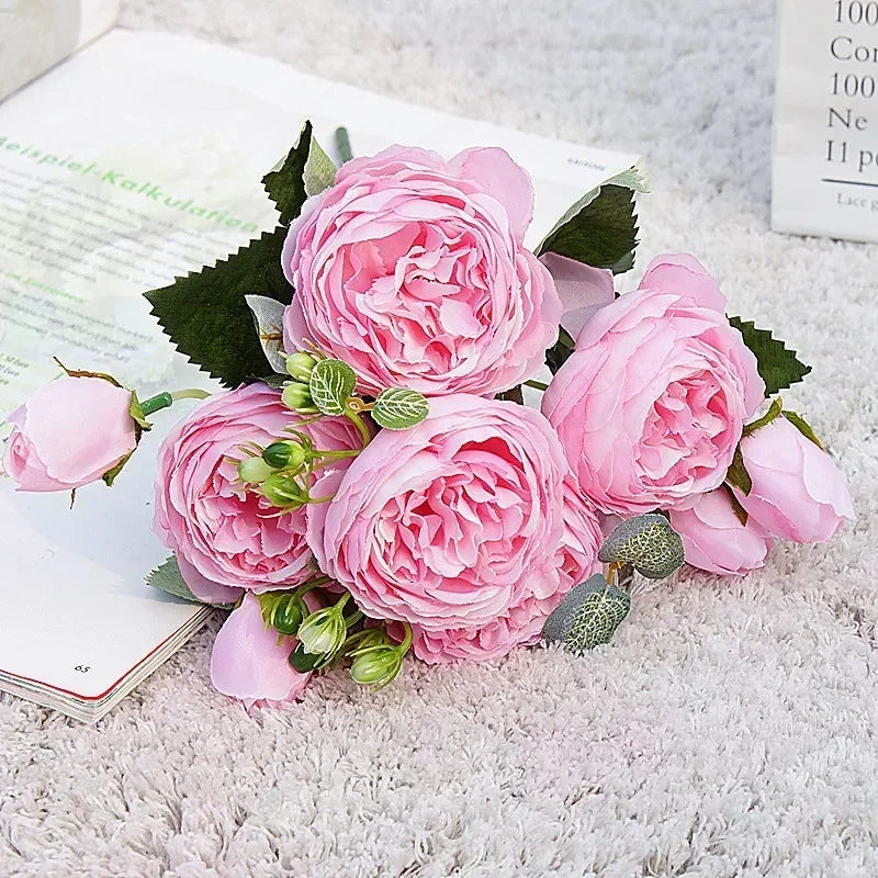 Small bouquet of artificial flowers for spring and festive decorations - 1
