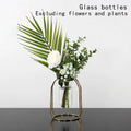 Geometric vase in forged metal for modern decoration - 01