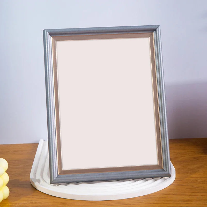 Wooden Picture Frame for Family Portraits and Weddings - Blue / 6 inches - 10.1 x 15.2 cm