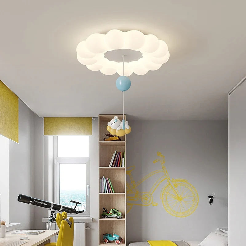 Ceiling bear rabbit cloud for indoor lighting child - view 3