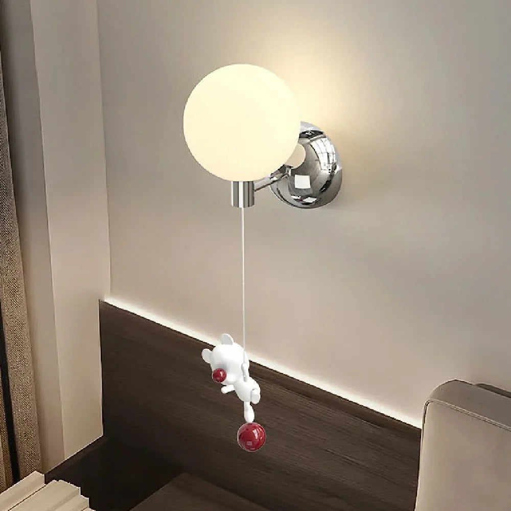 Wall sconce in metal for interior decoration - view 2