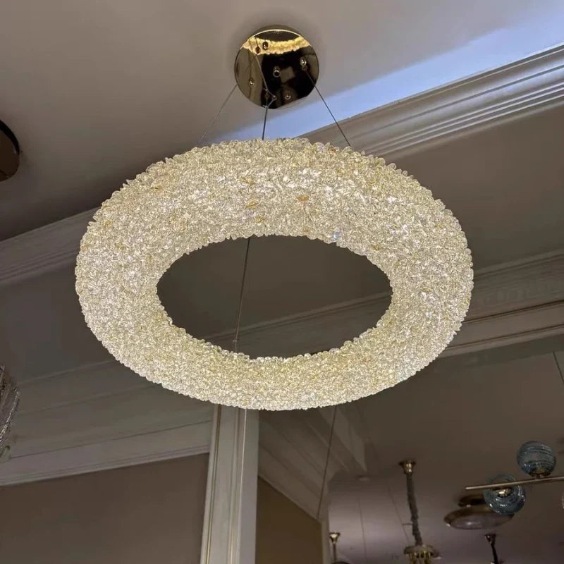 Crystal chandelier k9 elegant design for modern lighting - view 4